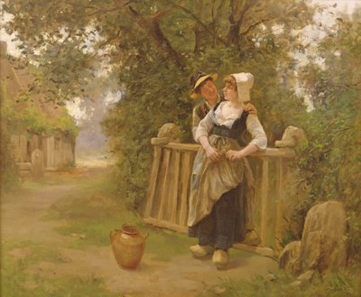 Rustic Courtship by Eugene Leon Labitte
